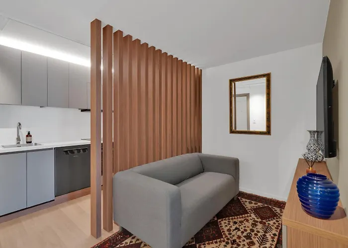 Moderne Sentrumsdrom Med Balkong Appartamento